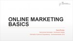 Vorlesung Online Marketing Basics (David Richter)
